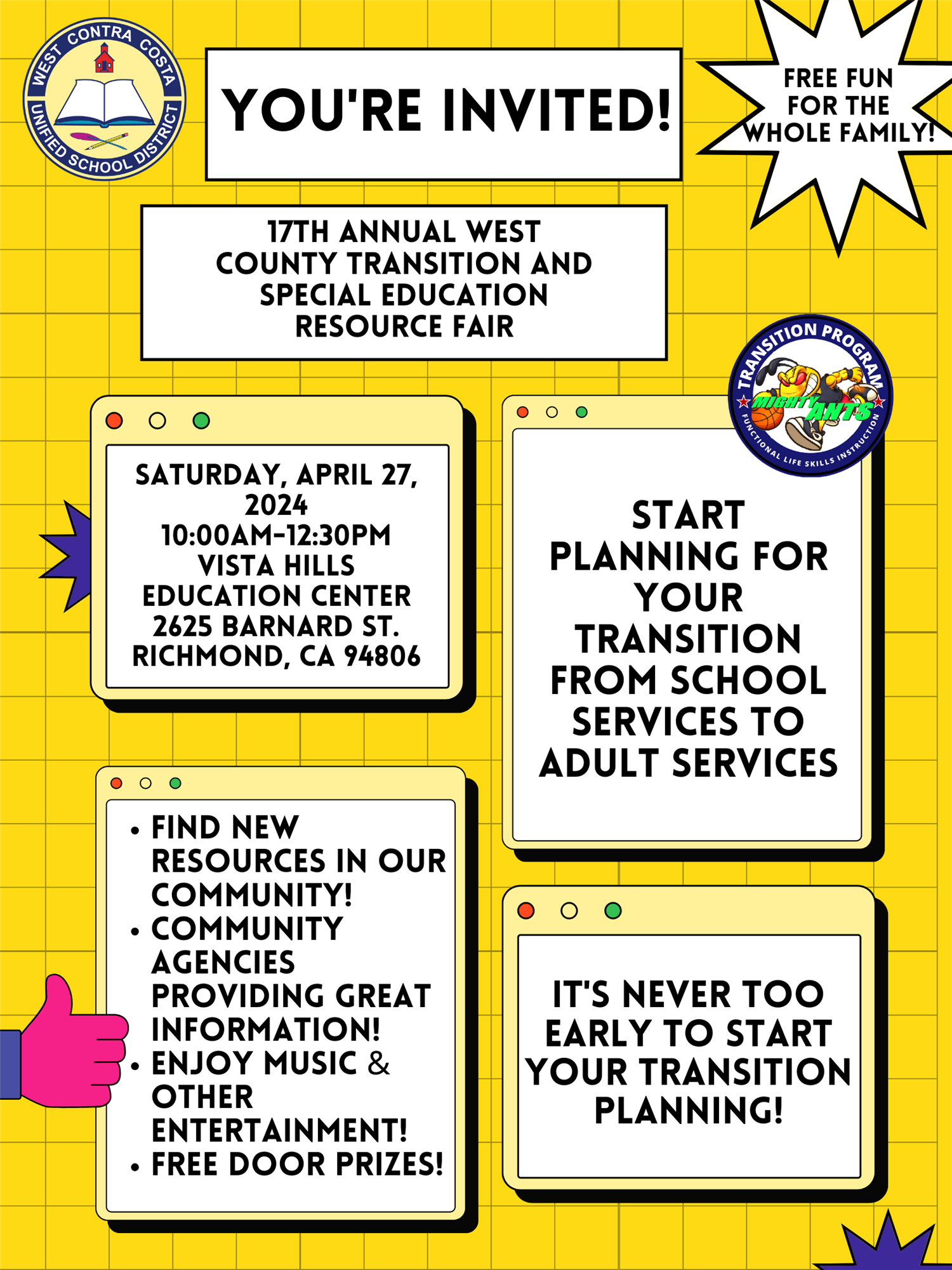  You're invited to the 23/24 Transition Fair!